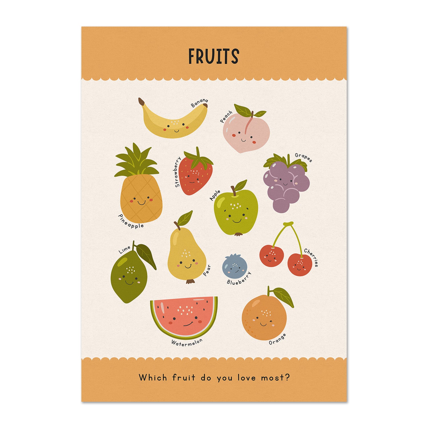 Learning Fruits and Names